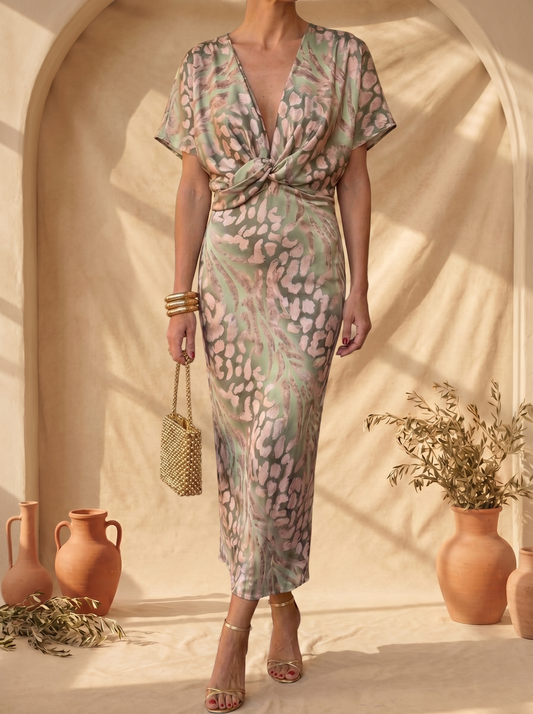 Atenea | Vestido Elegante de Tejido Ligero y Fluido