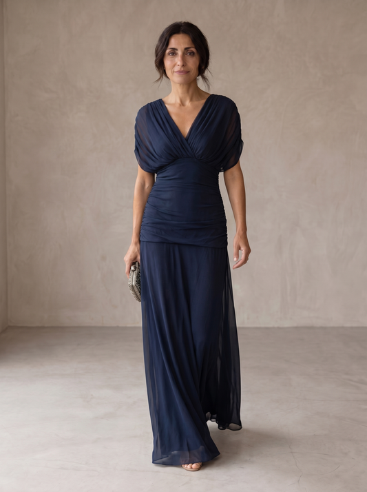 Alma | Vestido Azul Elegante