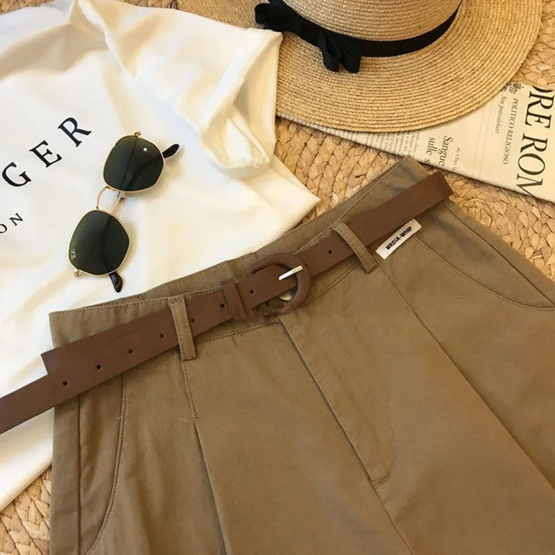 Bianca | Pantalón corto elegante de algodón — Imagen 5