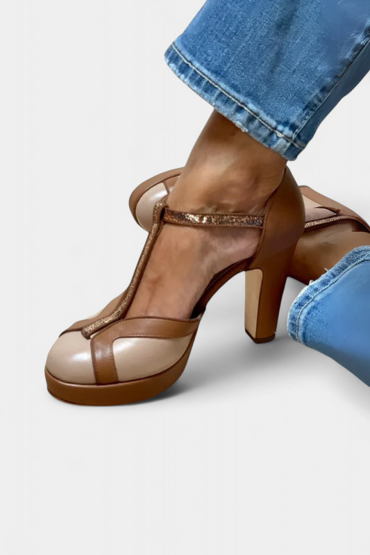 Helena Tacones Elegantes con Encanto Vintage