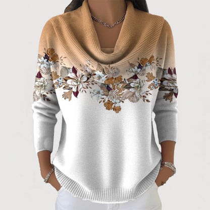 Alba | Jersey Floral con Cuello Vuelto - imagen 4