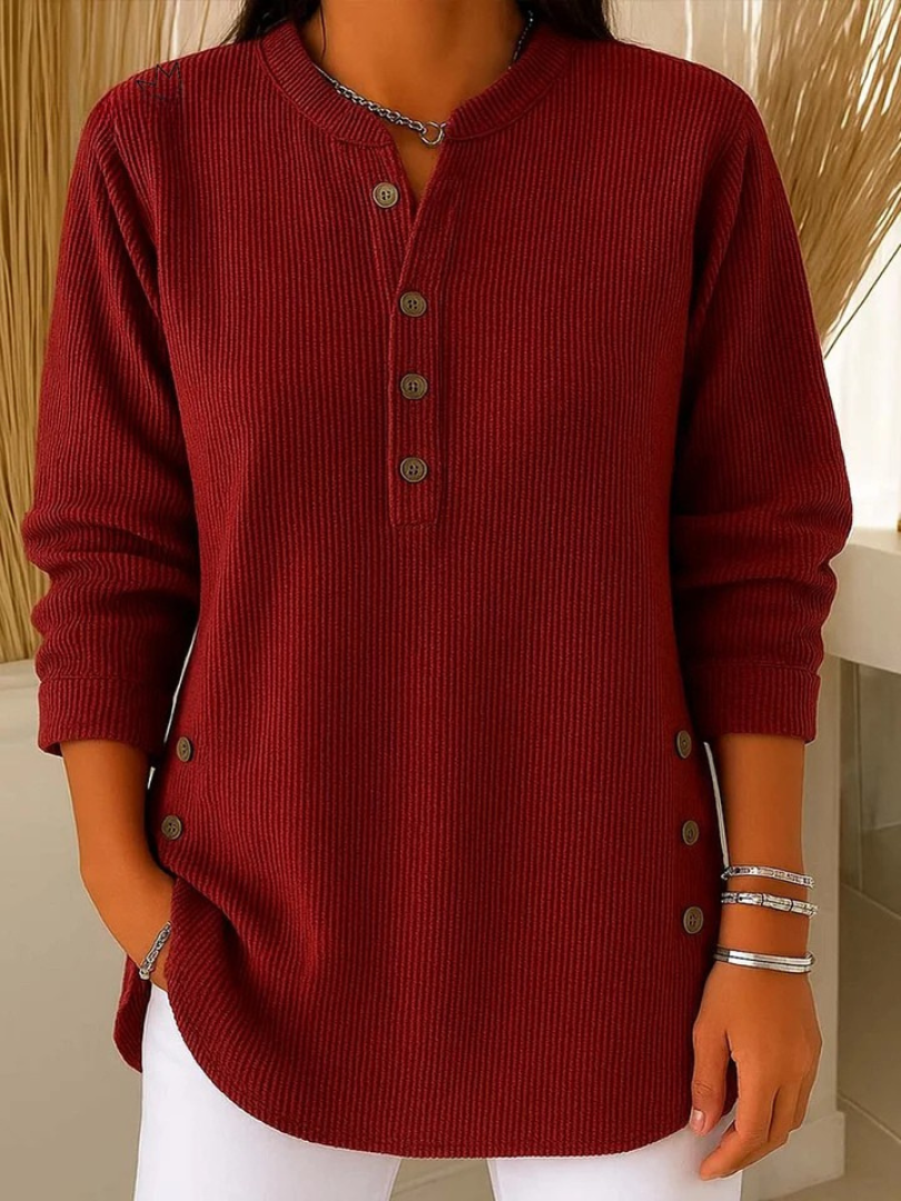 Nieves | Túnica Henley con Botones - imagen 3