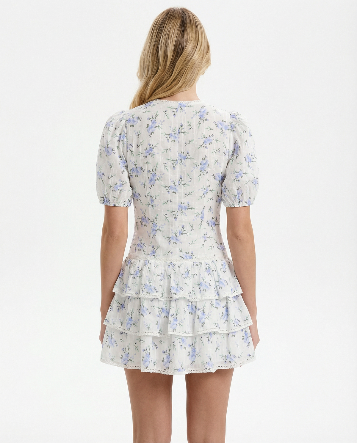 VESTIDO MINI FLUIDO VOLANTES