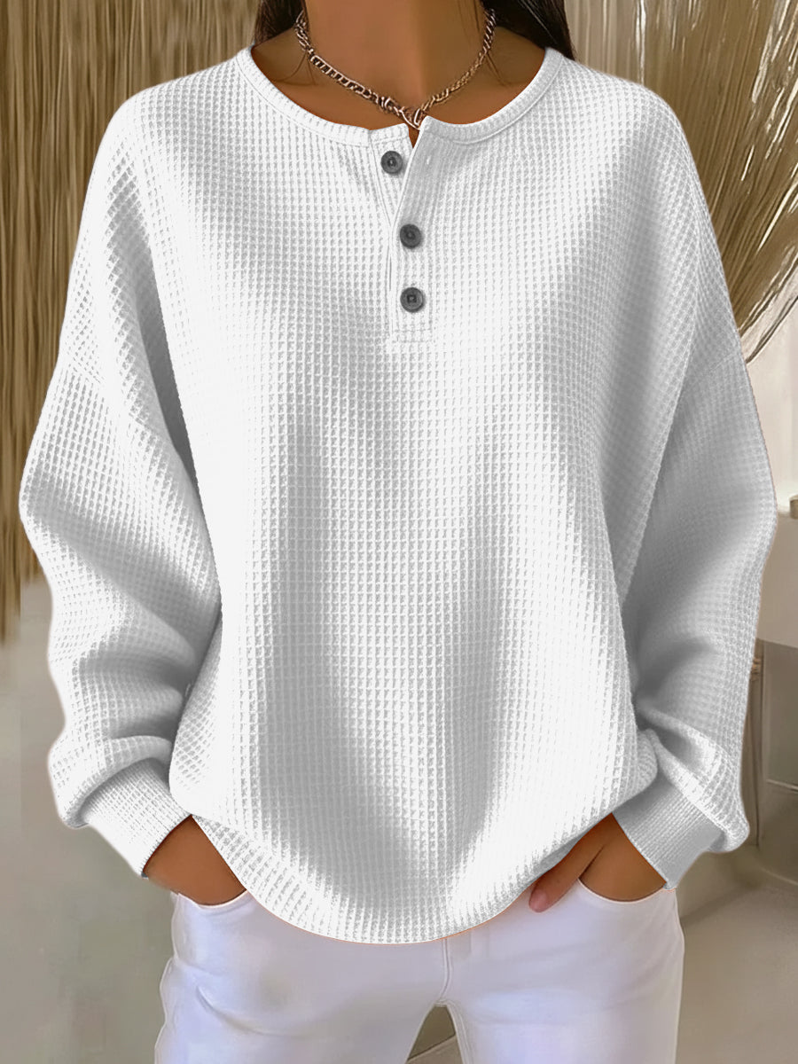 Milagros | Sudadera Henley Gofrada - imagen 2