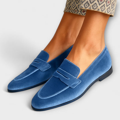 Louise Zapatillas de Terciopelo con Estilo Atemporal