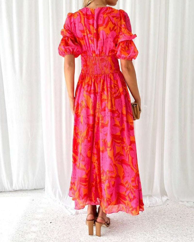 Amelia | Vestido Largo Resplandor Solar
