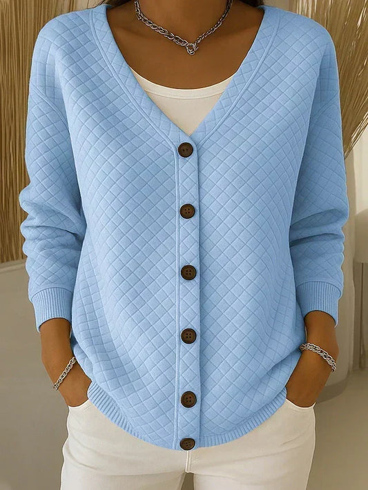 Leonor | Chaqueta de Punto Acolchada con Botones - imagen 2
