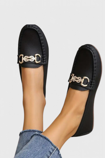 Odette Mocasines Clásicos de Cuero