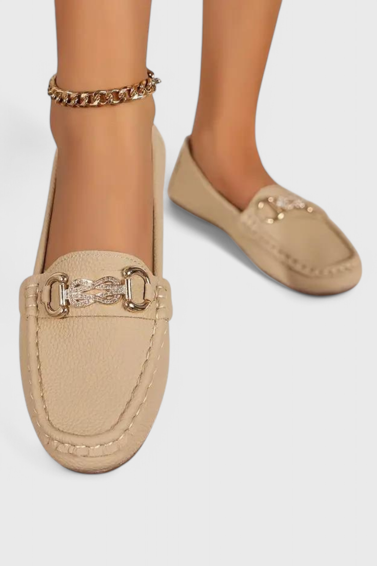 Odette Mocasines Clásicos de Cuero