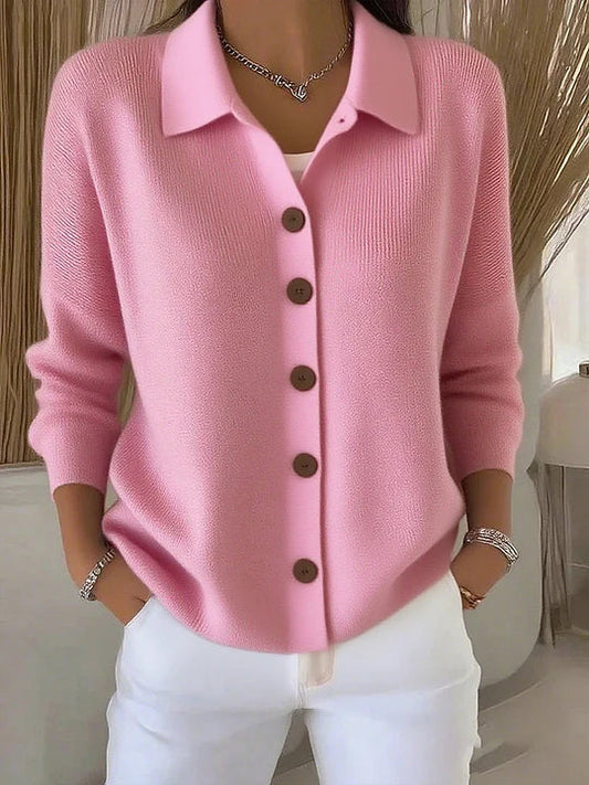 Josefina | Chaqueta de Punto con Cuello y Botones - imagen 2