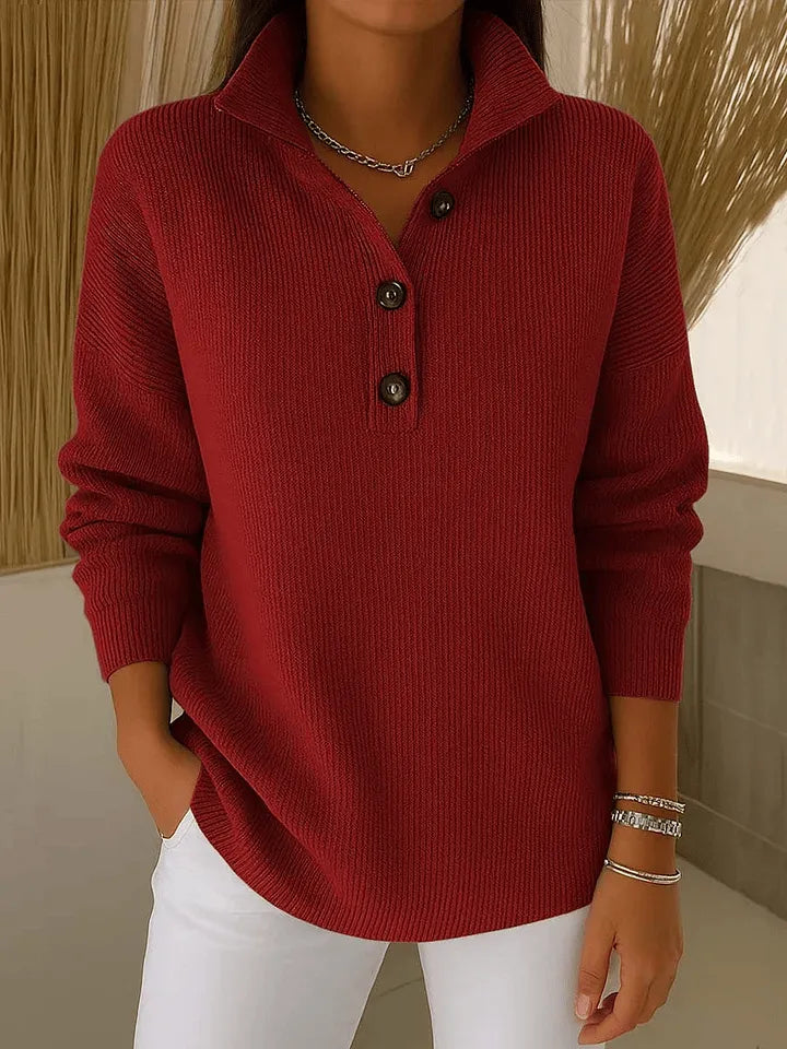 Amparo | Jersey Polo con Cuello de Pico - imagen 3