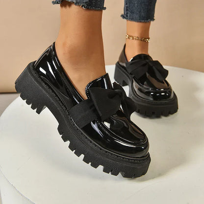 Garisa™ | Mocasines Plataforma Trendy con Lazo Chic