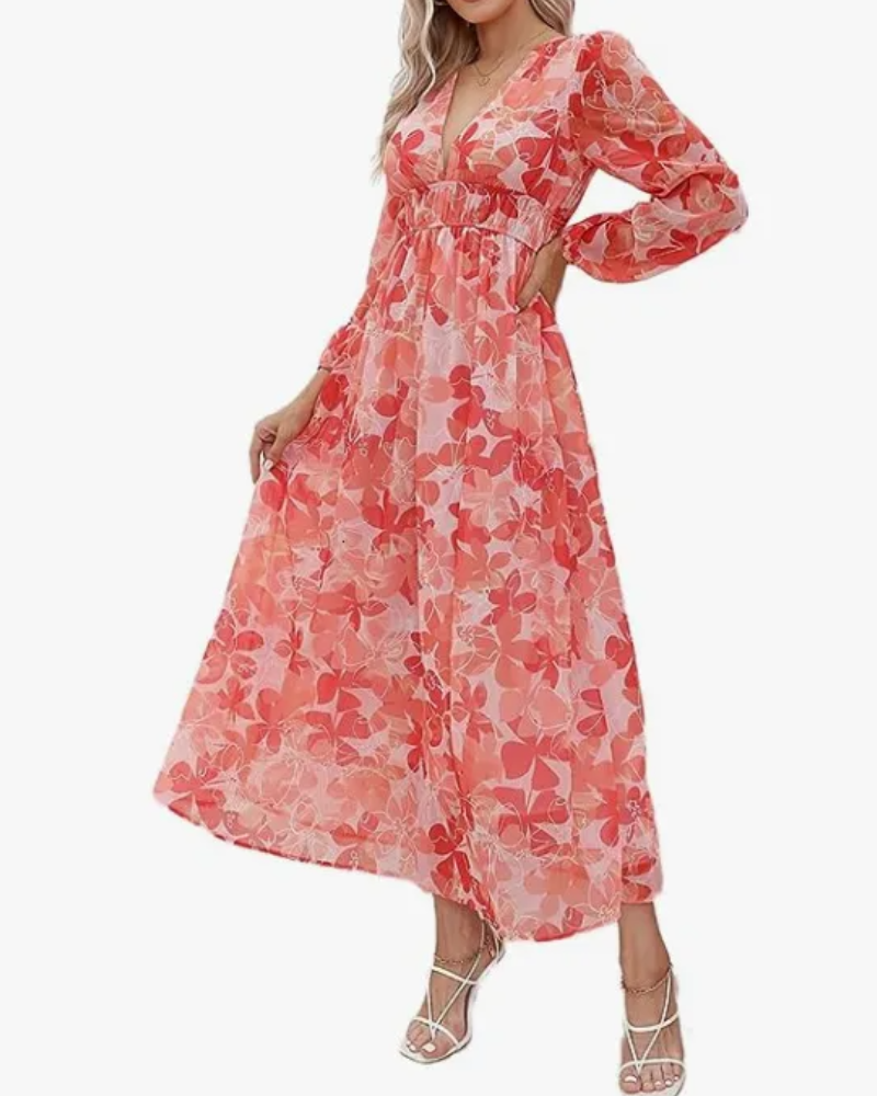 Celina | Vestido Femenino con Estampado Floral