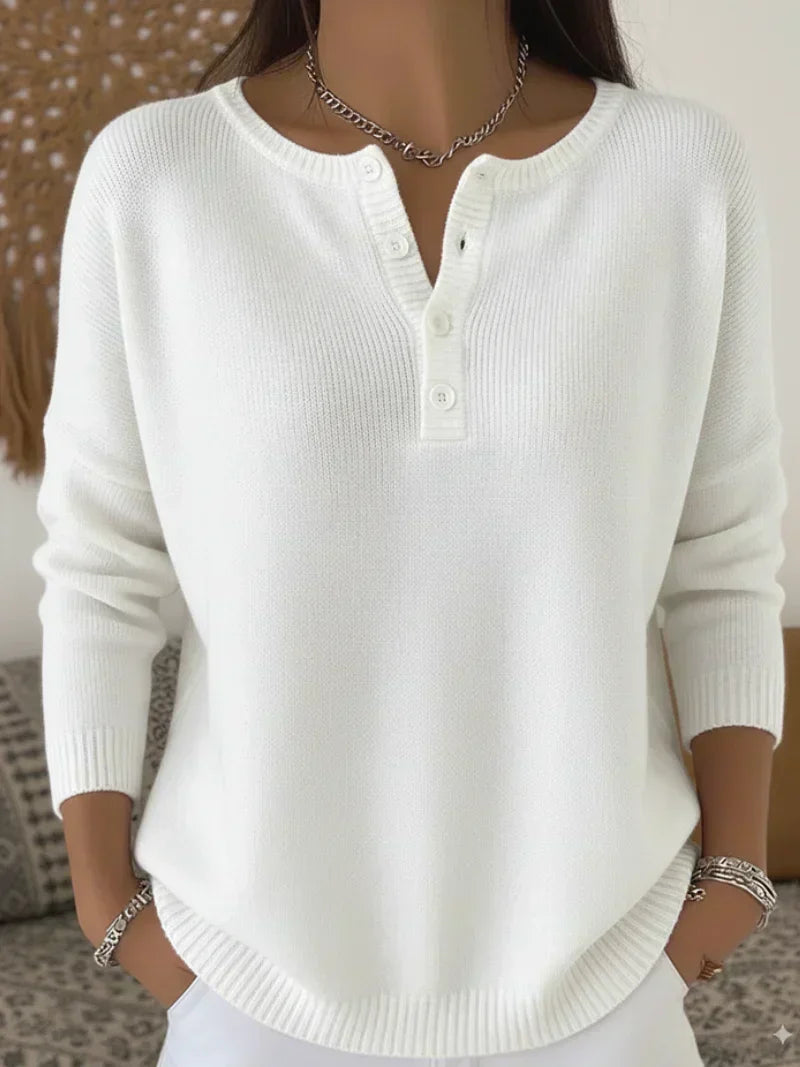 Helena | Jersey de Punto con Botones Henley - imagen 6
