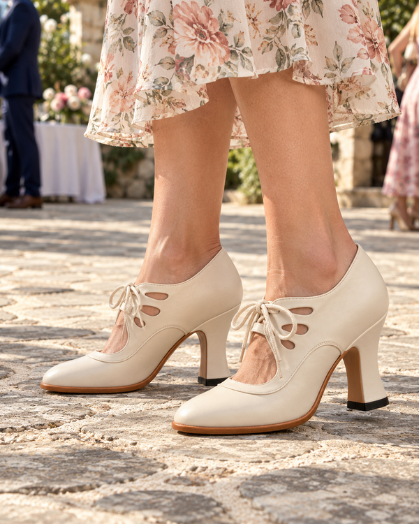 Andrea en crema · Imagen de estilo generada con IA