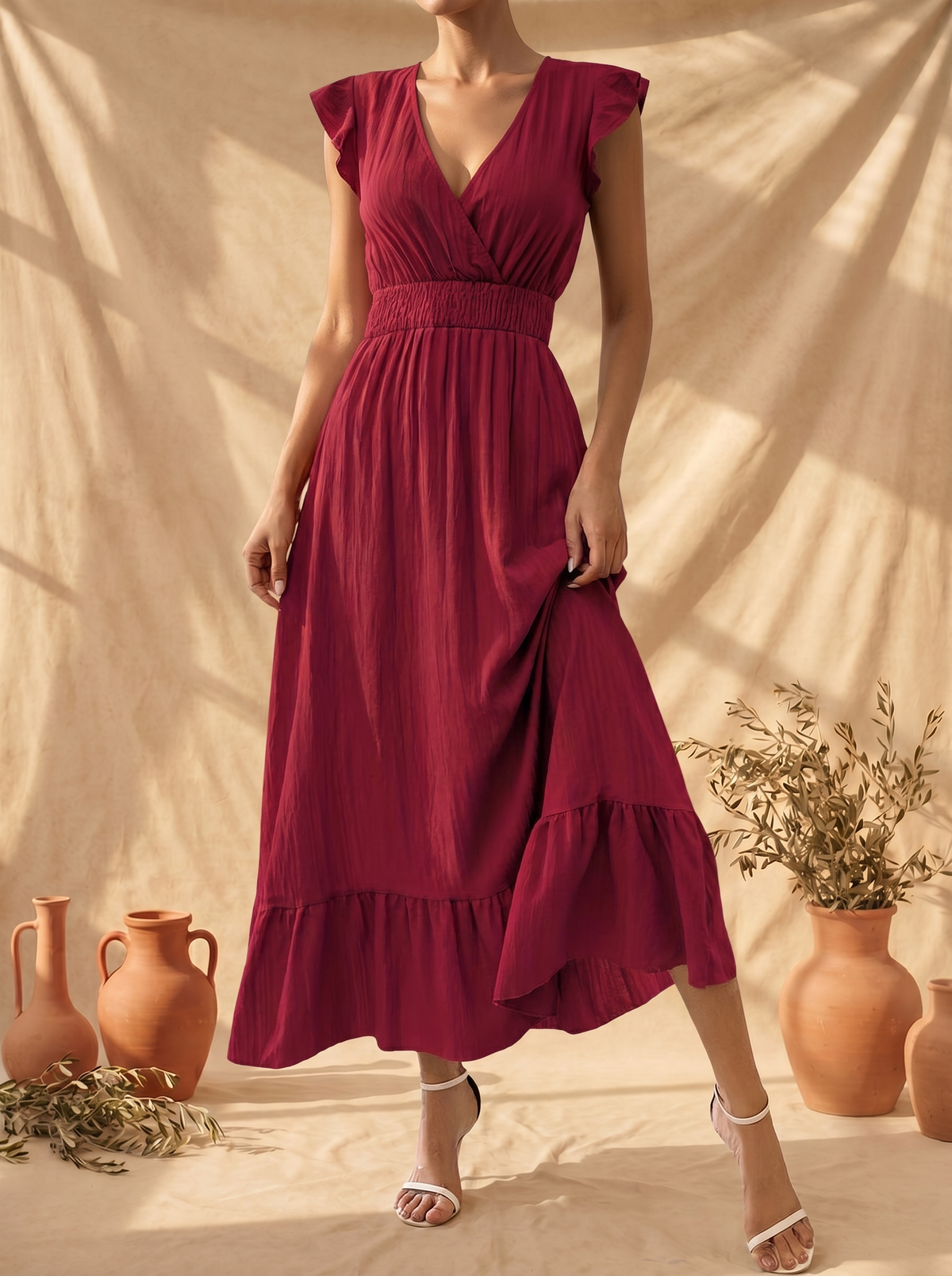 Elena | Vestido Fluido Y Elegante
