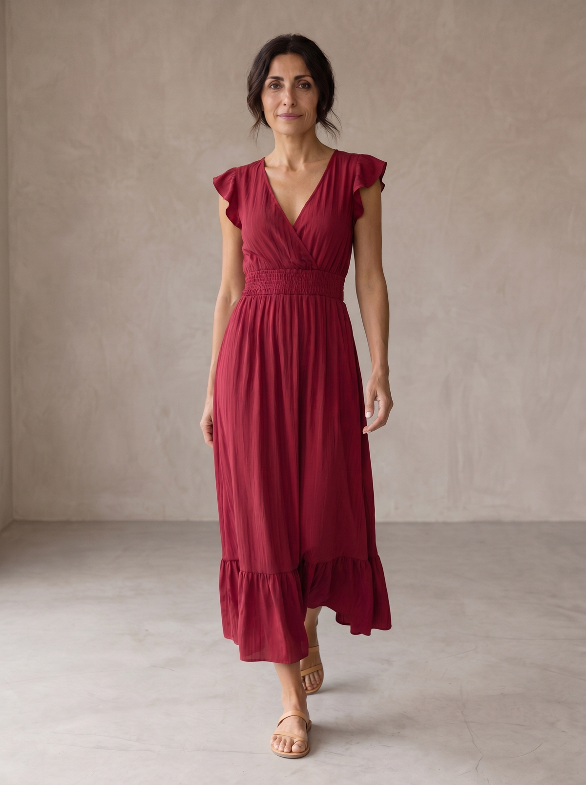 Elena | Vestido Fluido Y Elegante