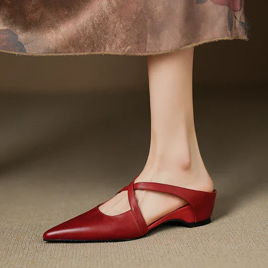 Aluna Mules de Piel