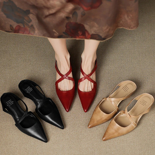 Aluna Mules de Piel