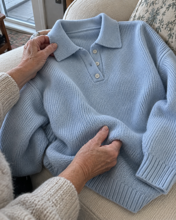 Marina | Jersey Polo Suave · Imagen de estilo generada con IA