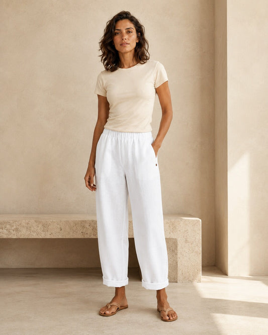 Sabina | Pantalón elegante de tacto suave — Imagen 1