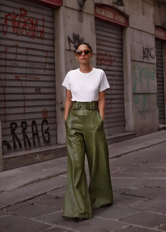 Renata | Pantalón cómodo de pernera ancha — Imagen 2