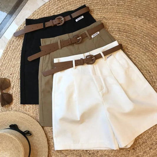 Bianca | Pantalón corto elegante de algodón — Imagen 2