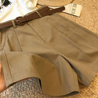 Bianca | Pantalón corto elegante de algodón — Imagen 4