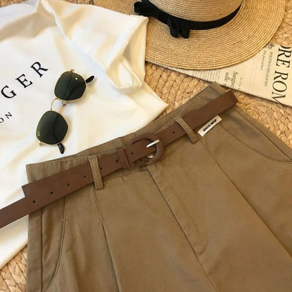 Bianca | Pantalón corto elegante de algodón — Imagen 5
