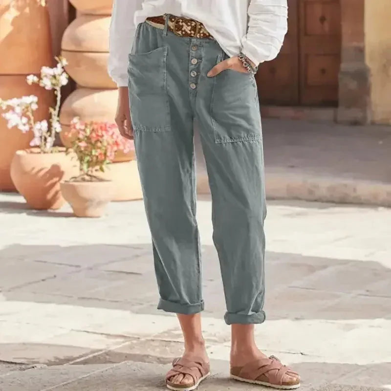Emilia | Pantalón holgado con brillo — Imagen 3