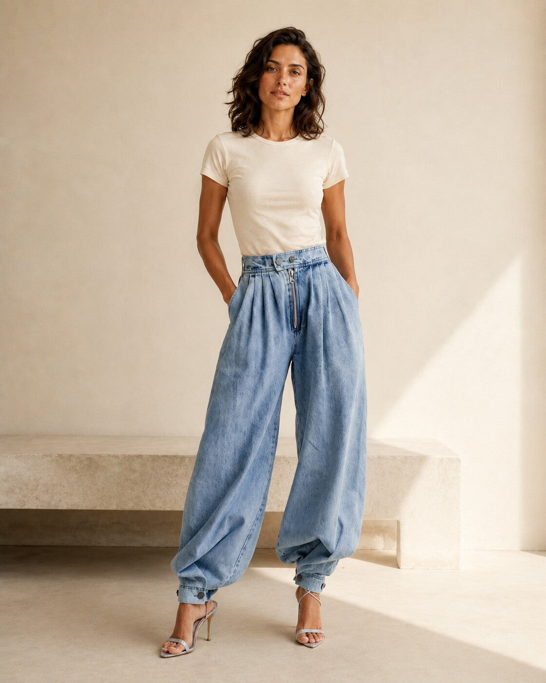 Iolanda | Pantalón vaquero de corte refinado — Imagen 1