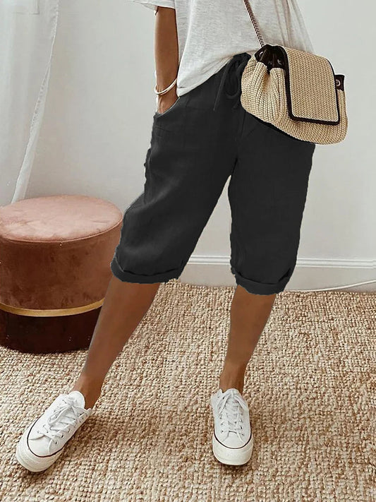 Debora | Pantalón corto de tejido ligero — Imagen 2