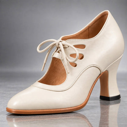 Andrea | Tacones con cordones